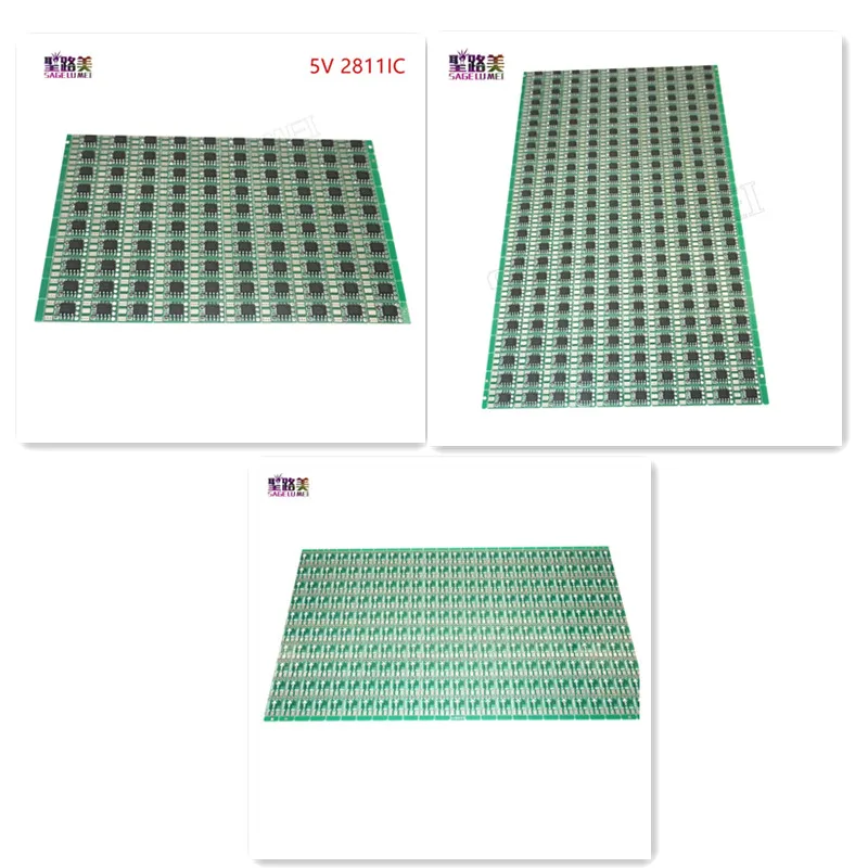 100 шт. PCB IC чип WS2811 светодиодный пиксельный модульный монтажная плата площади льда