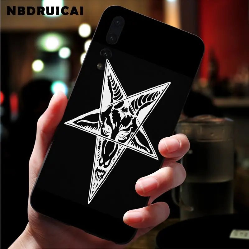 

NBDRUICAI Devil Satan High Quality Silicone Phone Case for Huawei P9 10 lite P20 pro lite P30 pro lite Psmart mate 20 pro lite