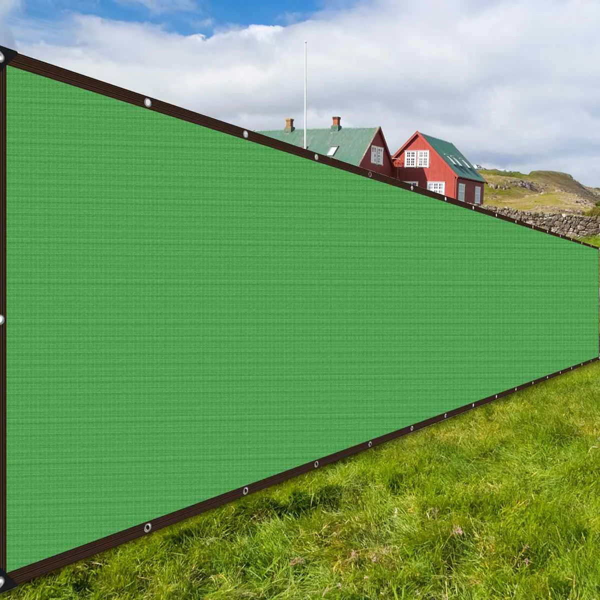 

6x50FT балкон забор чехол укрытие конфиденциальности Экран/простеганные уличный тент ветра зонт сетка для плавательного Бассеина