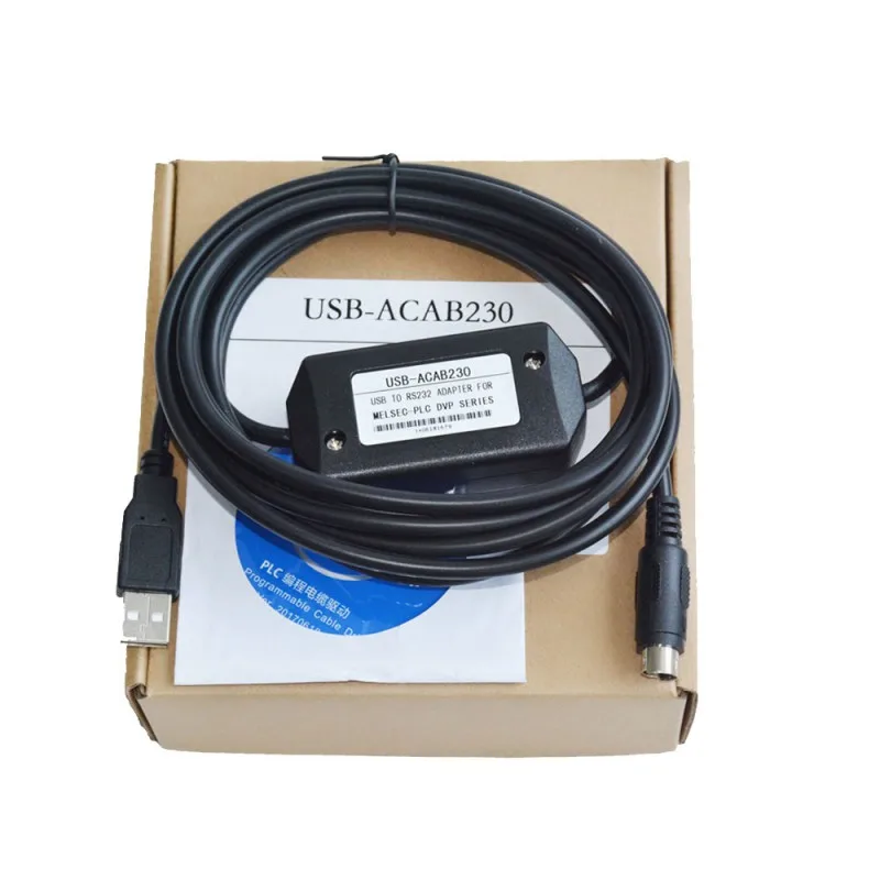 

USB-ACAB230 Delta PLC Programming Cable USB-ACAB230 For USB-DVP ES EX EH EC SE SV SS Series Cable