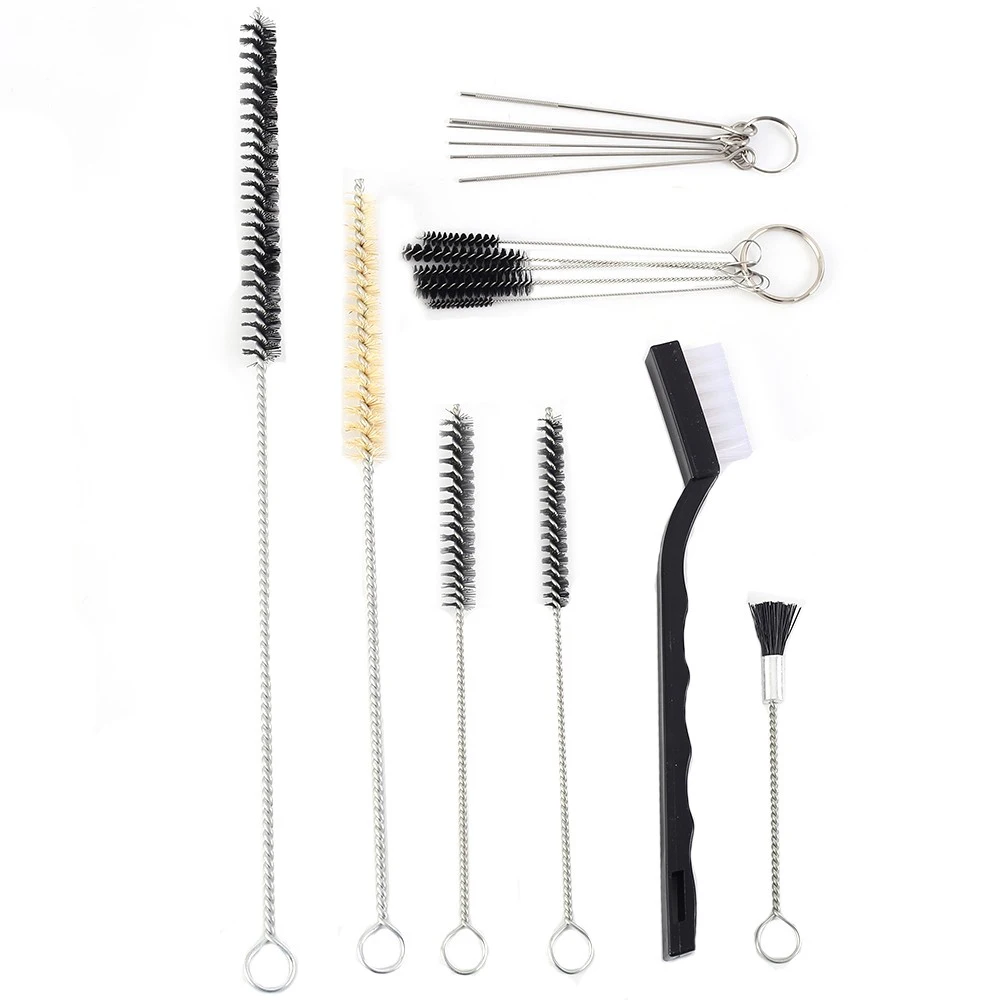 

17 шт. тактический пистолет набор чистящих средств для ухода за пистолет Очиститель трубка щетка набор для чистки воздуха Краски спрей инстр...