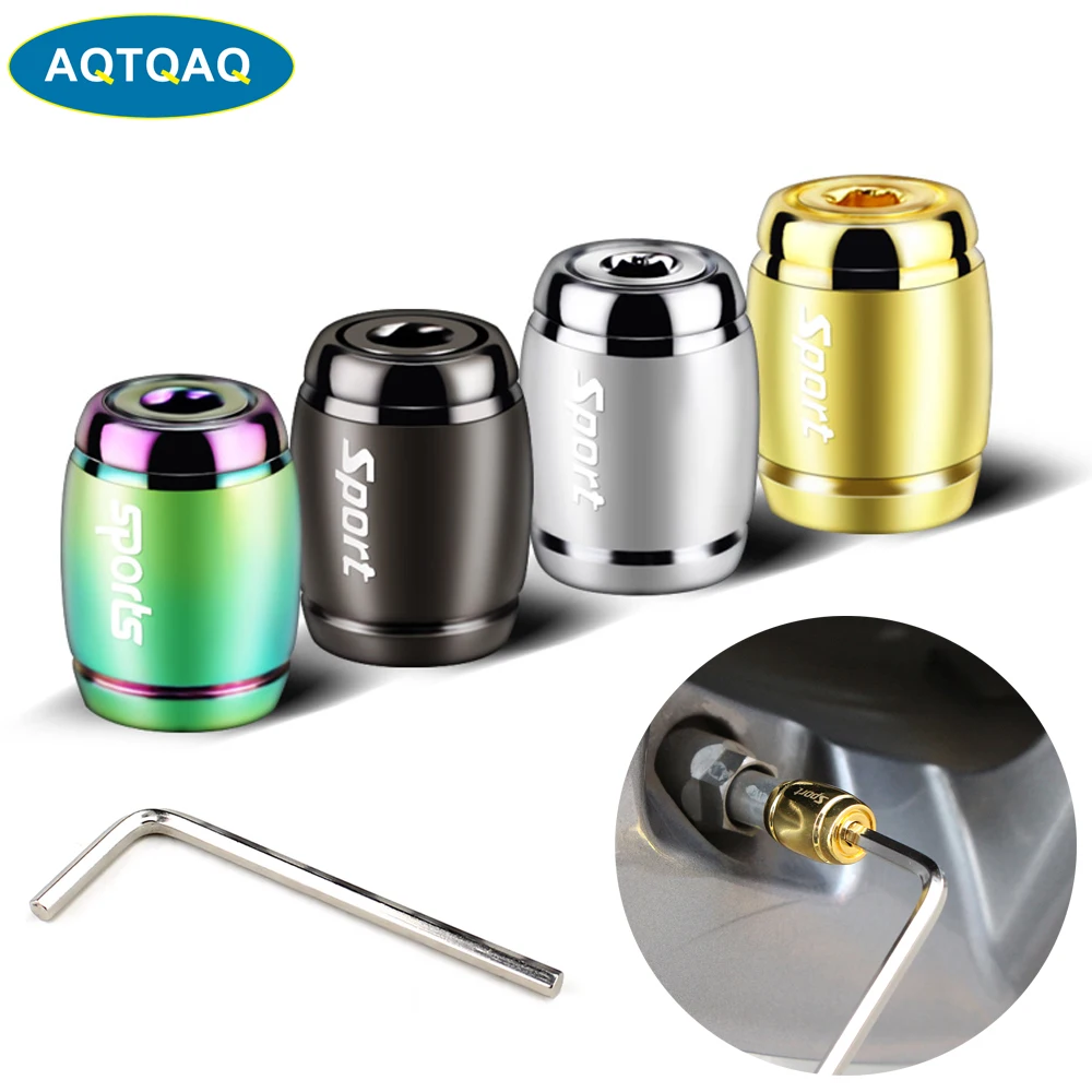 Противоугонная крышка клапана из цинкового сплава для спортивных автомобильных