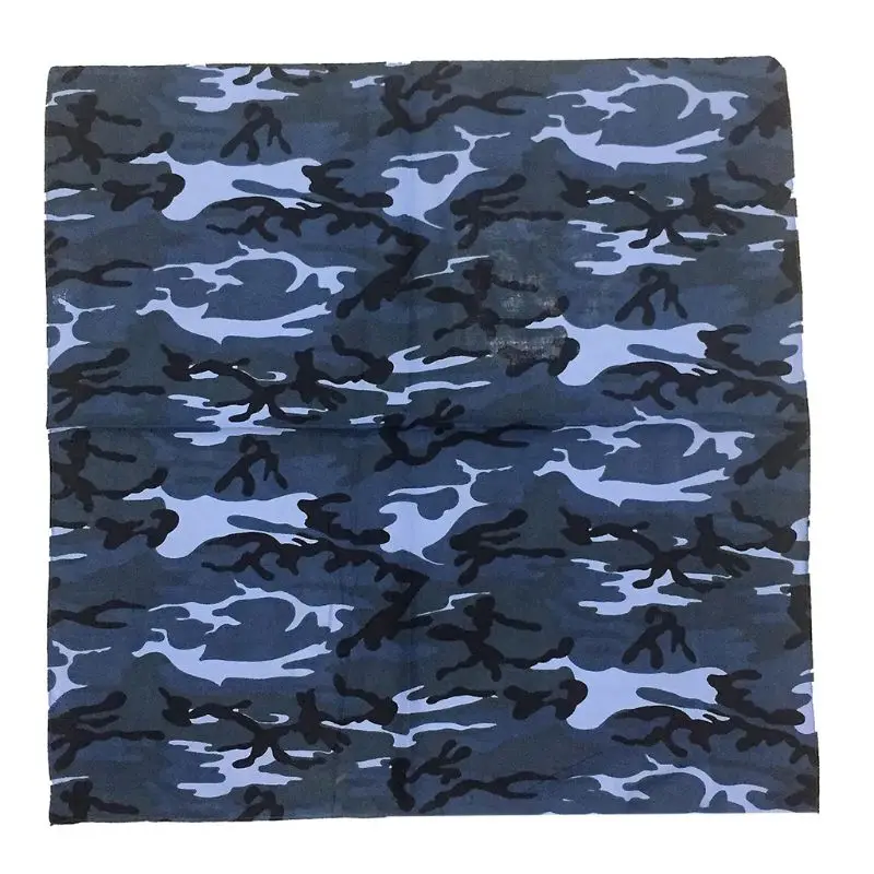 

Unisex Camouflage Print Cotton Bandanas Military Tactical Headwrap Outdoor Jungle Wristband Sports Cycling Square Scarf Headwear