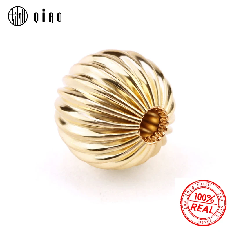 Круглые бусины с золотым наполнителем 1 шт. 3 8 мм изысканные полосатые свободные