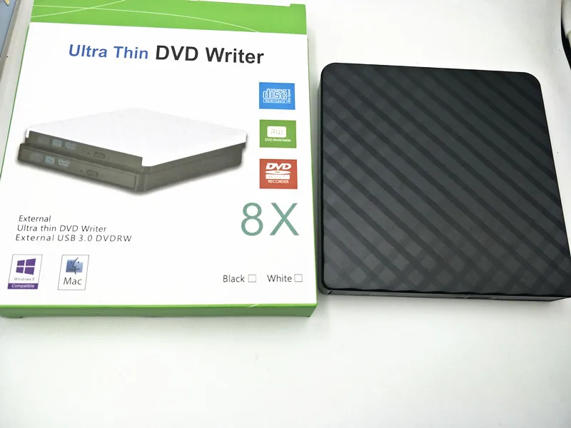 Внешний USB 3 0 DVD RW CD записывающее устройство тонкий оптический привод для чтения