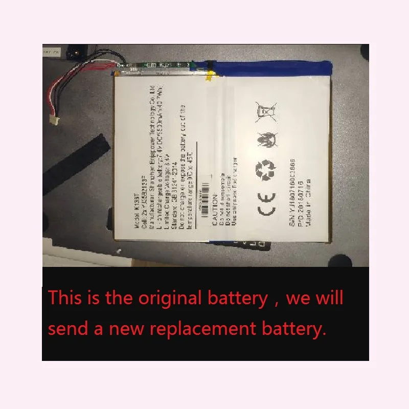 Аккумулятор для установки K136T планшетный ПК литий-полимерный перезаряжаемый