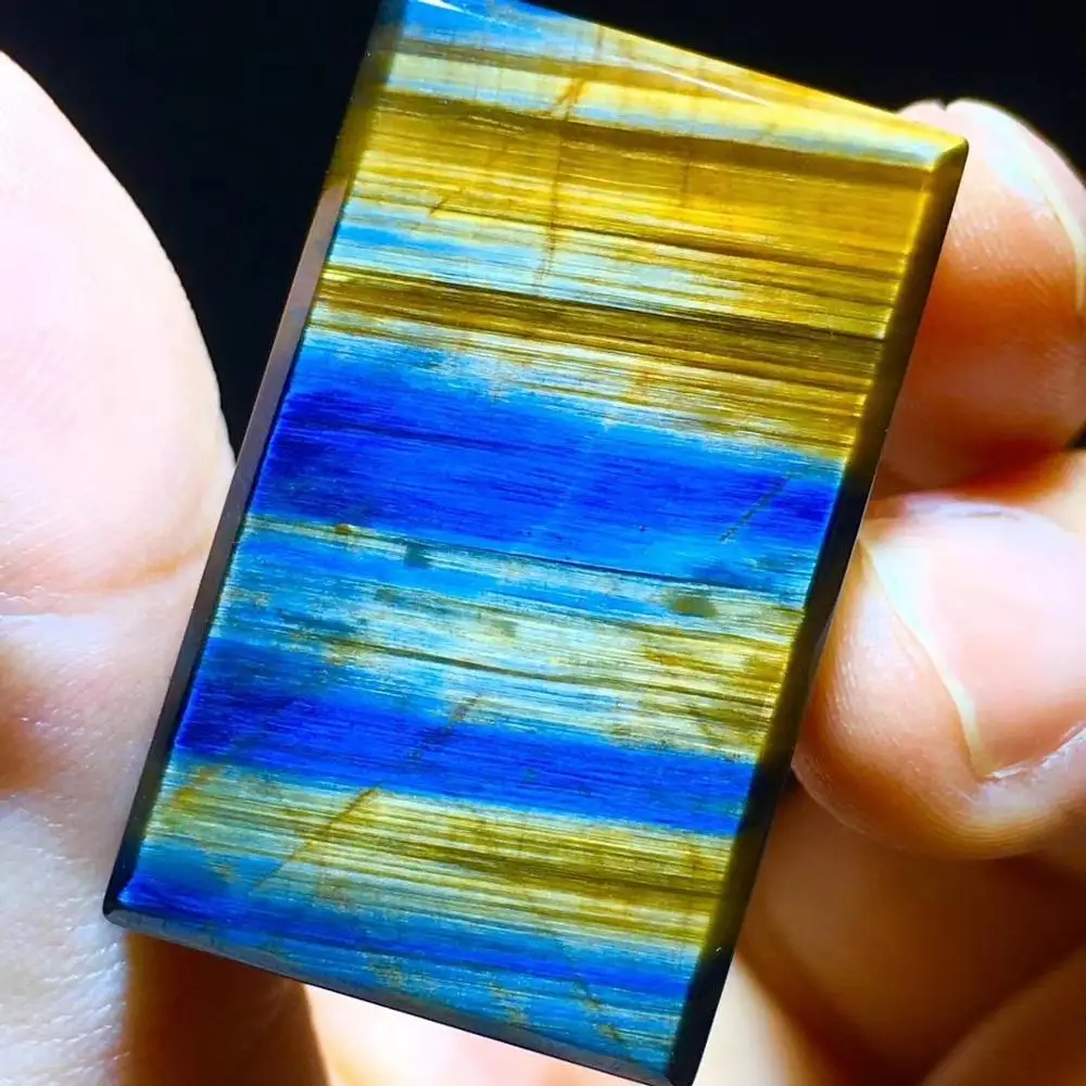 Прямоугольная подвеска пиетер из натурального синего желтого цветов 32 9/20 2/9 2 мм