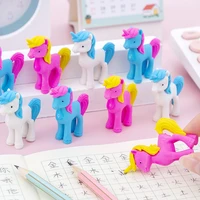 1 pcs cartoon rubber cute pony school supplies eraser office supplies