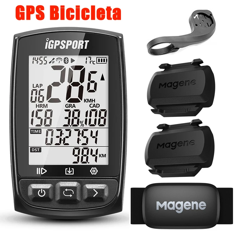 Igpsport Bluetooth Bike Computer MTB tachimetro per bicicletta ciclocomputer ciclismo su strada GPS Ant + Magene Cadence sensore di velocità IGS50S