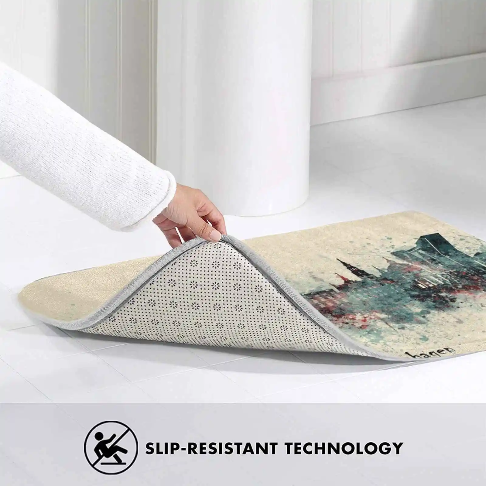 Копенгаген Skyline удобный коврик для двери ковер подушка Дания | Дом и сад