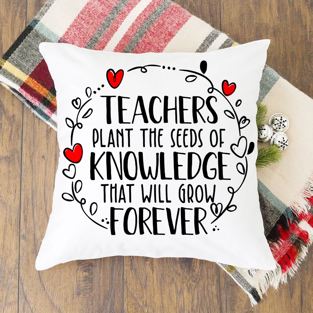 Наволочка для подушки из полиэстера с принтом в виде сердца | Дом и сад