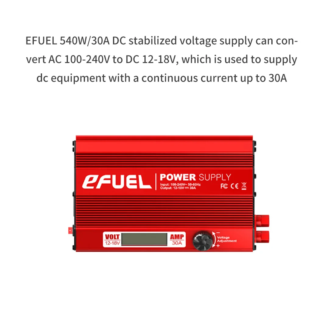 Блок питания SKYRC EFUEL 540W 30A 12-18V 10A адаптер постоянного тока для радиоуправляемых
