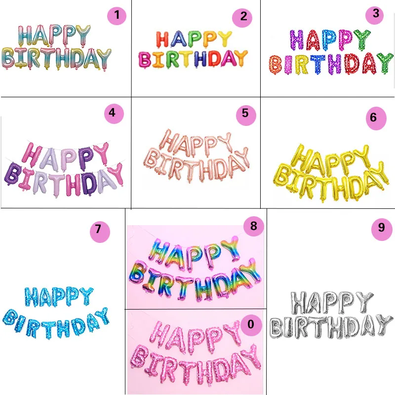 15 шт. воздушные шары с цифрами корона украшение для дня рождения детские розовые