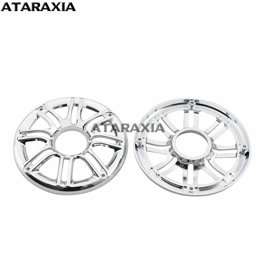 Накладка на переднюю колонку 6 дюймов хромированная 3D подходит для Harley Touring Electra