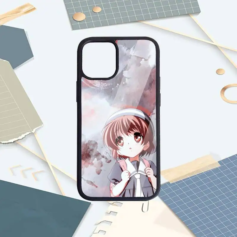 

Clannad After Story Japan anime Phone Case PC For iPhone 11 12 pro XS MAX 8 7 6 6S Plus X 5S SE 2020 XR