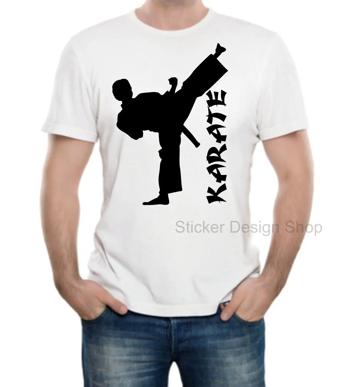 

Hot Sale 100% Cotton Karate T-Shirt Druck Neu Unisex Tee Shirt Custom Aldult Teen Unisex Digital Printing Tee Shirt Unisex