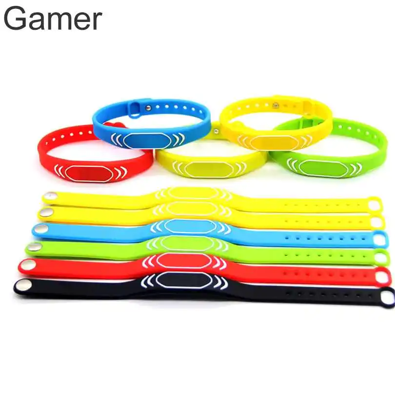 125Khz ID EM4100 TK4100 Adjustable Waterproof Wristband Band Bracelet RFID Token Tag Keyfob Access Control Many Color Select 1 |