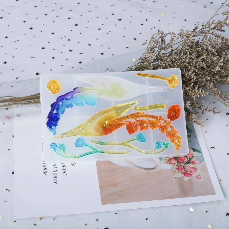 4 вида форм в форме цветка силиконовые инструменты из смолы садоводство товары