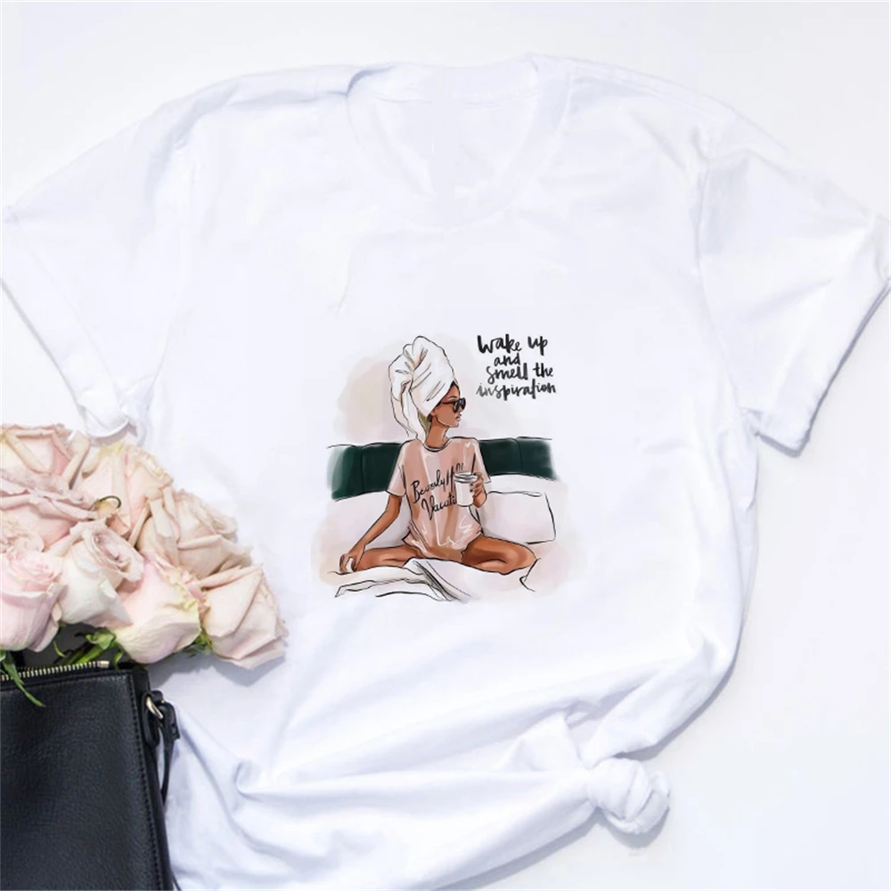

Summer Fashion T Shirt Women Mother's Love Graphics Printing White T-shirts Ladies Harajuku Mama TShirt Casual Top Tee Female
