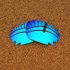 Зеркальные Сменные линзы Glarebarrer, зеркальные, светло-голубые, для оправы с вентиляцией, солнечные очки к куртке