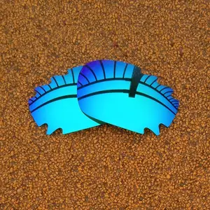 Зеркальные Сменные линзы Glarebarrer, зеркальные, светло-голубые, для оправы с вентиляцией, солнечные очки к куртке