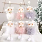 Подвеска в виде Ангела из плюша для рождественской елки, Подвесные Украшения ручной работы, кукла-ангелы, рождественские украшения для дома, Рождество 2021