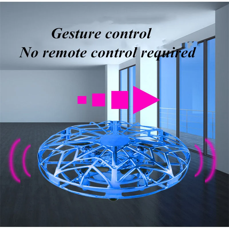 

Hgrc mini rc ufo helicopter infraed hand sensing model flayaball small drone toys for dropshipping children