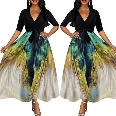 Лидер продаж облегающее элегантное платье с принтом | Тематическая одежда и