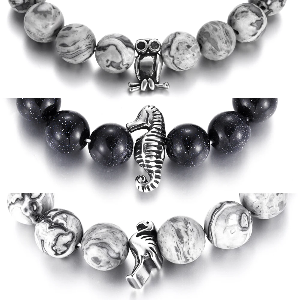 4 шт нержавеющая сталь животных &quotВолк&quot Дракон Шлем Бусины 2 мм отверстием