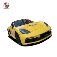 for porsche 718 cayman boxster 982 16 up upgrade gts style body kits car accessories bumper assembly diffsuer pp material