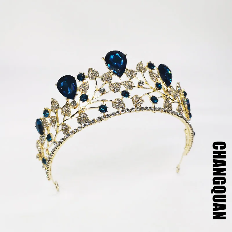 

Crown Ornament Bridal Wedding Accessories Simple Alloy Diamond-studded Bridal Electroplating Dress Jewelry Hair Accessories