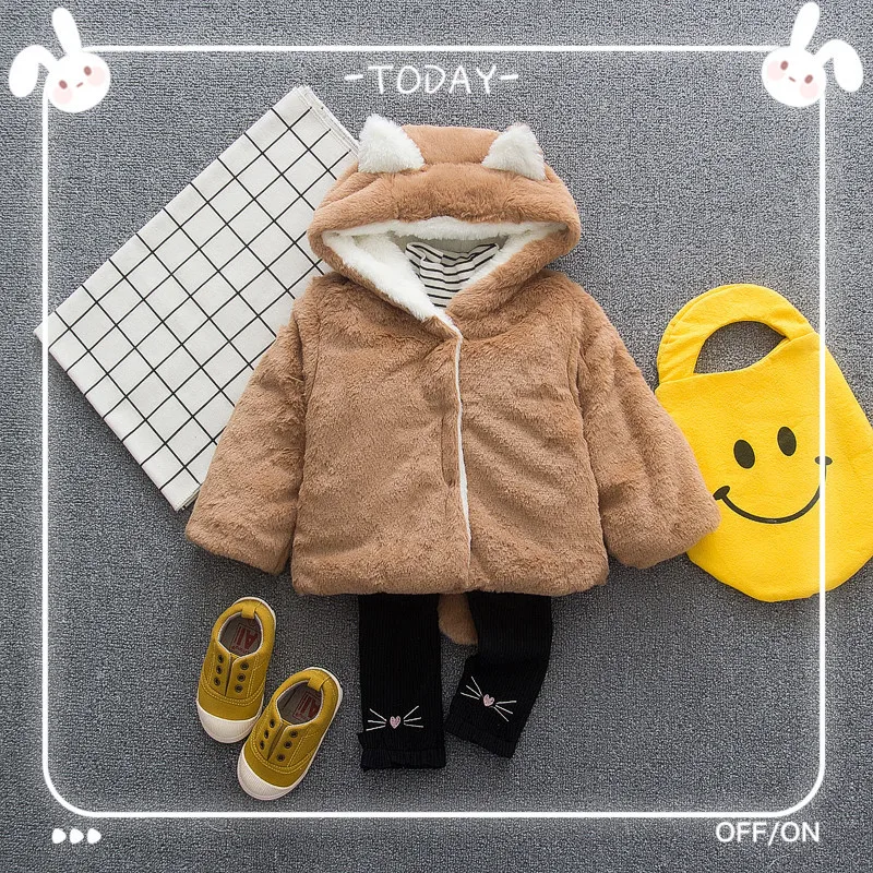 2019 осенне зимнее теплое шерстяное пальто для маленьких мальчиков и девочек