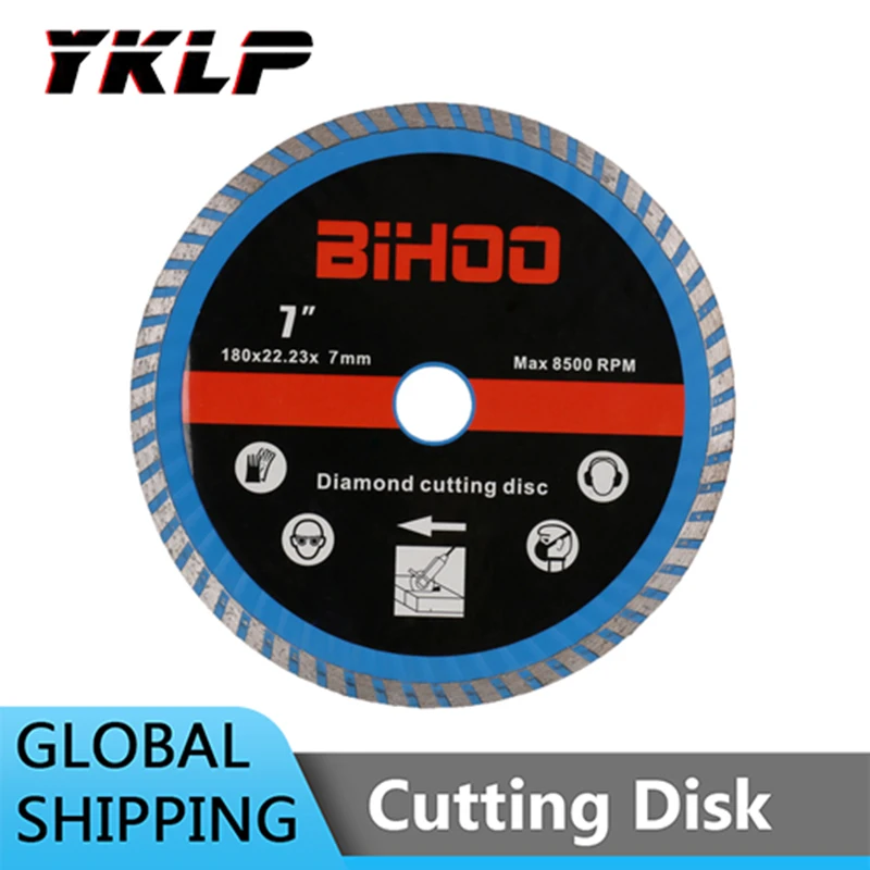 180 мм 7 &quotтурбо алмазный дисковый шлифовальный станок лезвие керамическая плитка