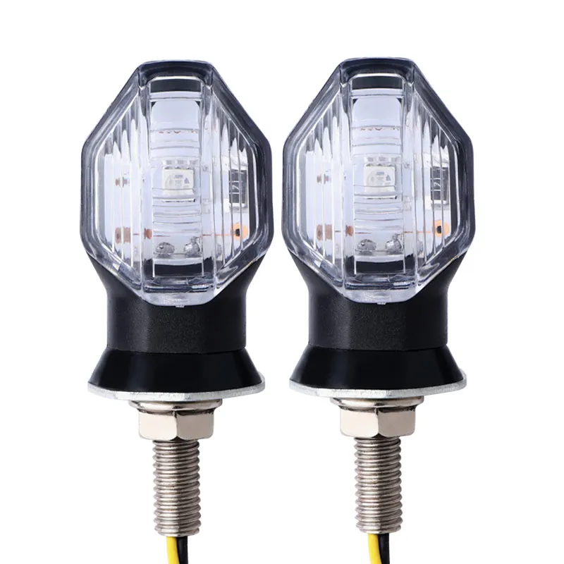 Универсальный светодиодный мини-указатель поворота для мотоцикла желтый