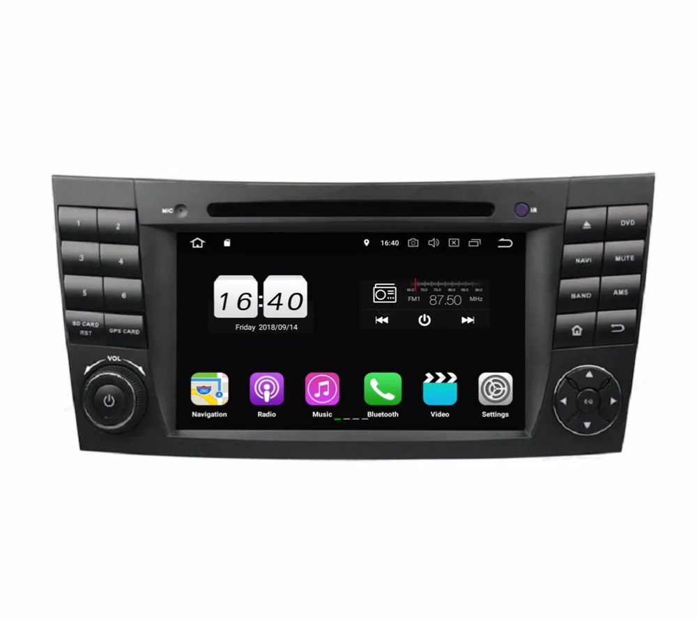 TDA7851 Android 10 2 Гб ОЗУ 16 4 ядерный автомобильный DVD плеер Wifi BT 5 0 RDS радио GPS карта Navi для