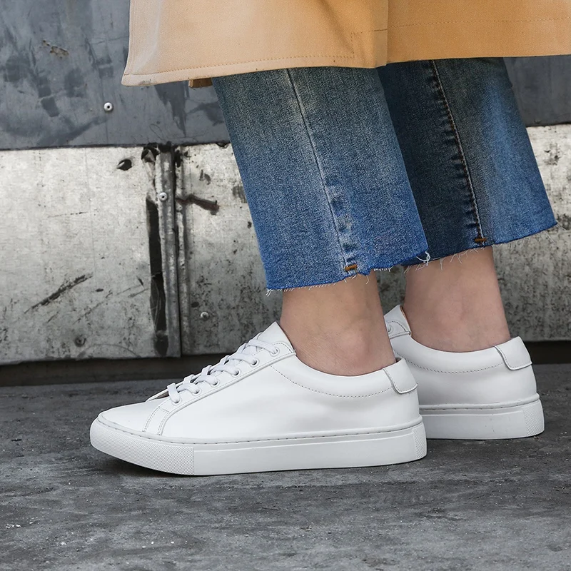 

KemeKiss New Women Sneakers Real Leather Round Toe Women Flat Shoes Comfortable Fashion Shoes Women Footwear Size 34-40