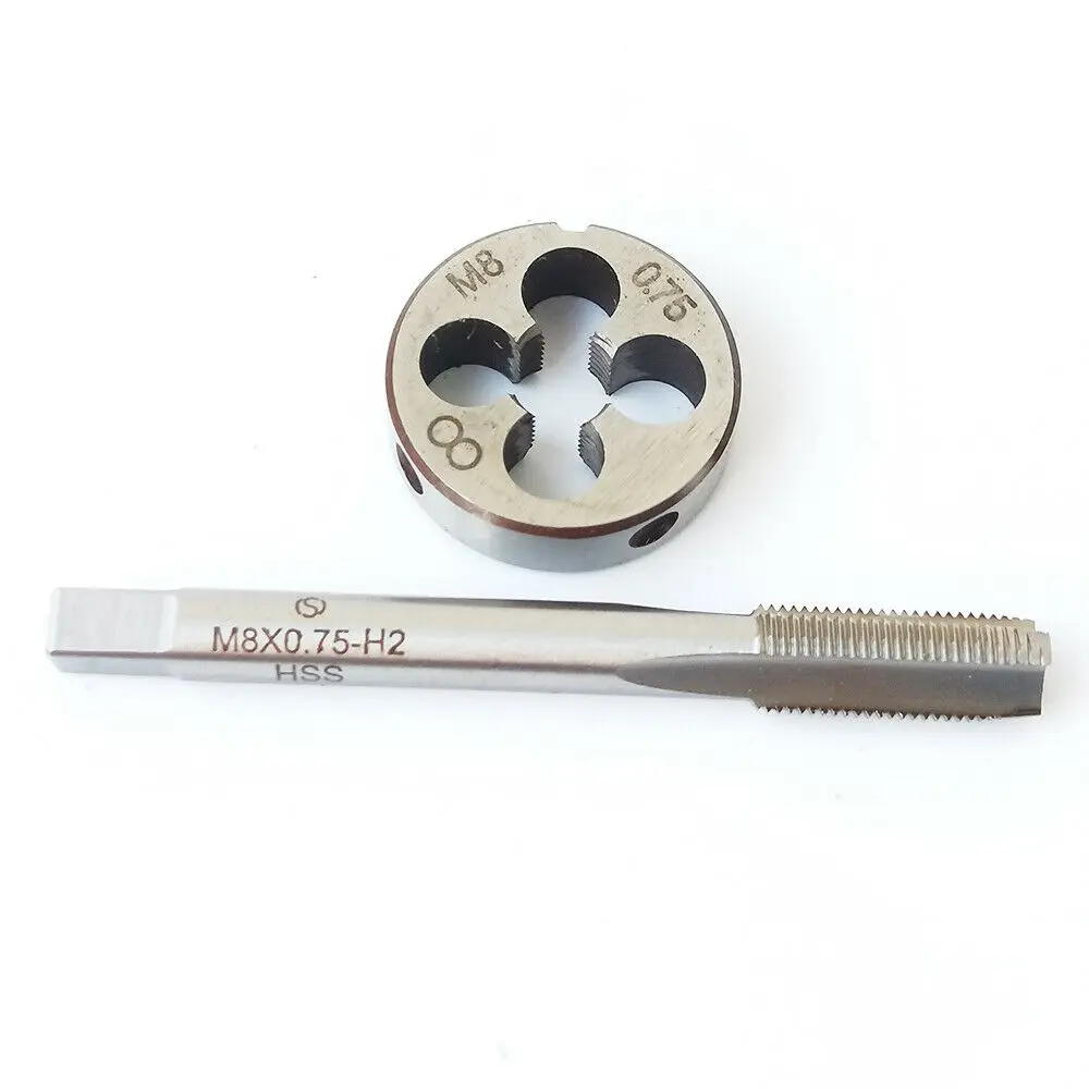 

CNC HSS M8 x 0.75mm Tap & M8 x 0.75mm Die Metric Thread Right Hand Tap And Die Set