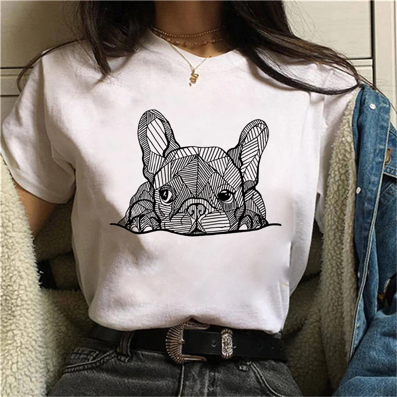 

kawaii Dog streetwear Cartoon tees dog graphic T Shirts Ullzang Vintage 90s tshirt New Fashion Top Tees Female Tumblr Clothing