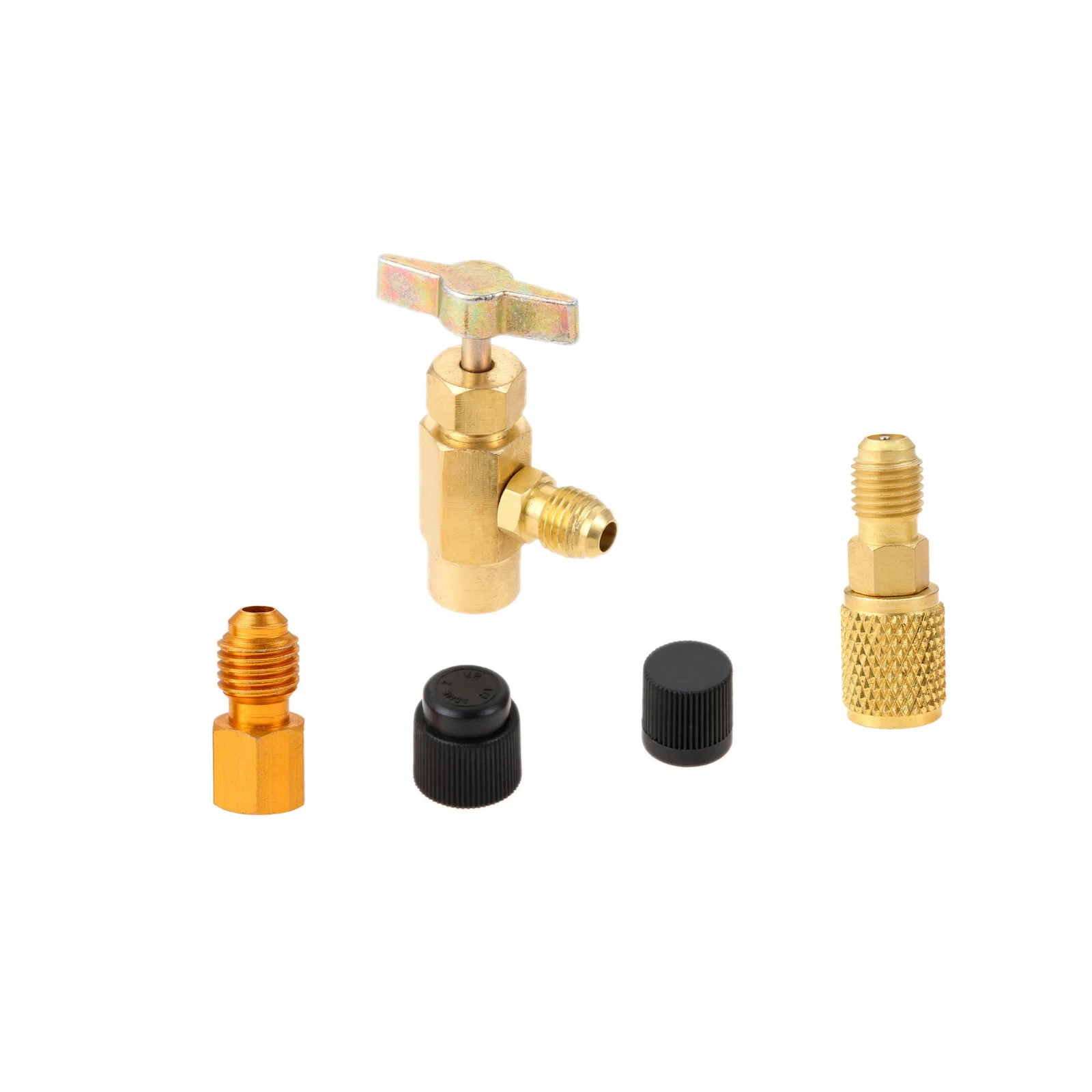 Yetaha R 1234yf Can Tap Kits латунные адаптеры для кондиционирования воздуха 1/2 &quotМама x 1/4&quot