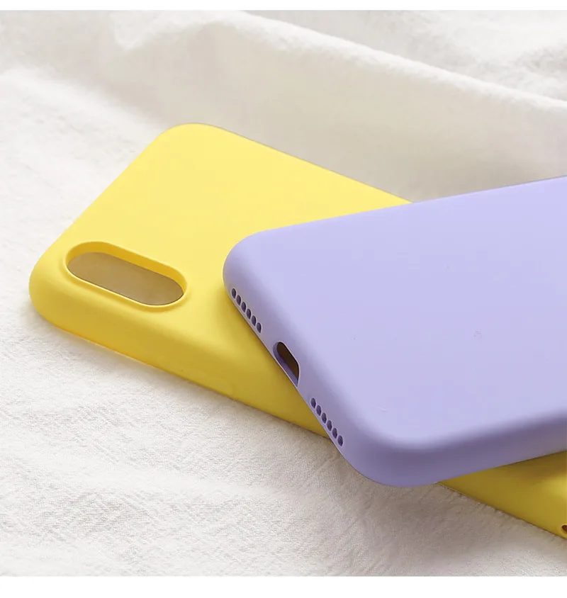 Чехол для телефона BOOLAEO Candy fund IPhone 11 XS MAX XR X твердый силиконовый чехол с эффектом