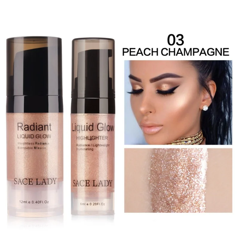 Долговечная основа для макияжа хайлайтер осветитель мерцающий макияж Countour