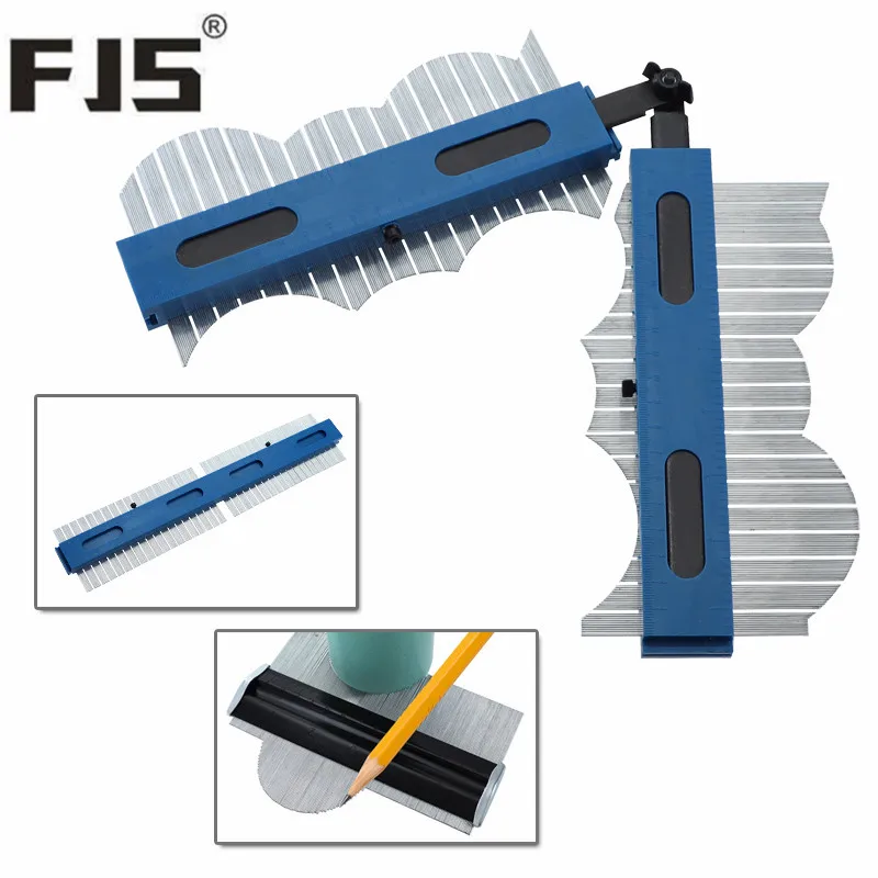 Контурный прибор 2 в 1 для разметки древесины плитки ламината 8/6 дюймов |