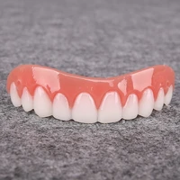 upper false teeth whitening silicone fake simulation braces whiten dental bleaching tool oral hygiene care artificial tooth