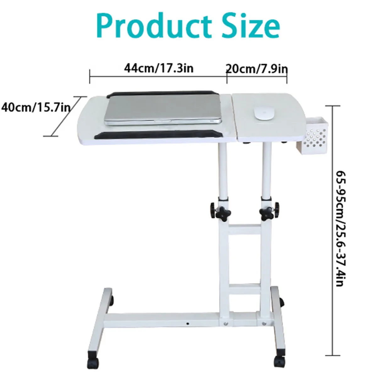 

Folding Laptop Stand Portable Lazy Laptop Table Computer Table Rotate Bed Side Table Standing Desk Adjustable Height Furniture