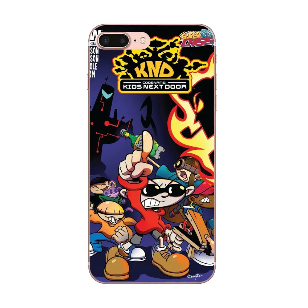 Роскошный чехол для мобильного телефона с мультяшным рисунком Codename Kids Next Door Apple