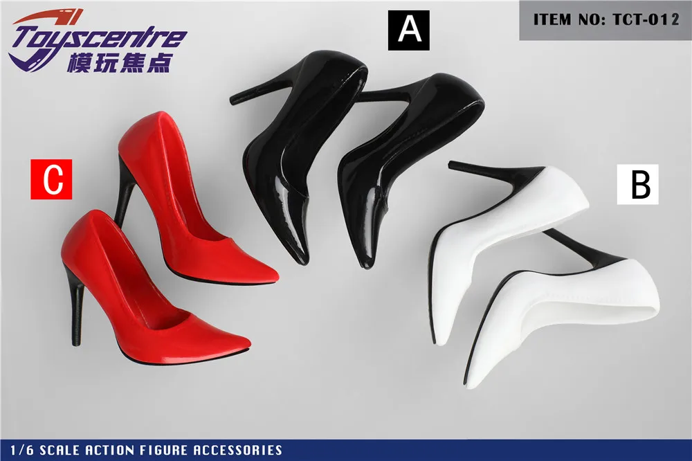 

1/6 TCT-012 013 A/B/C Women's High-heels Shoes Model Fit 12'' PH TBL Body In Stock