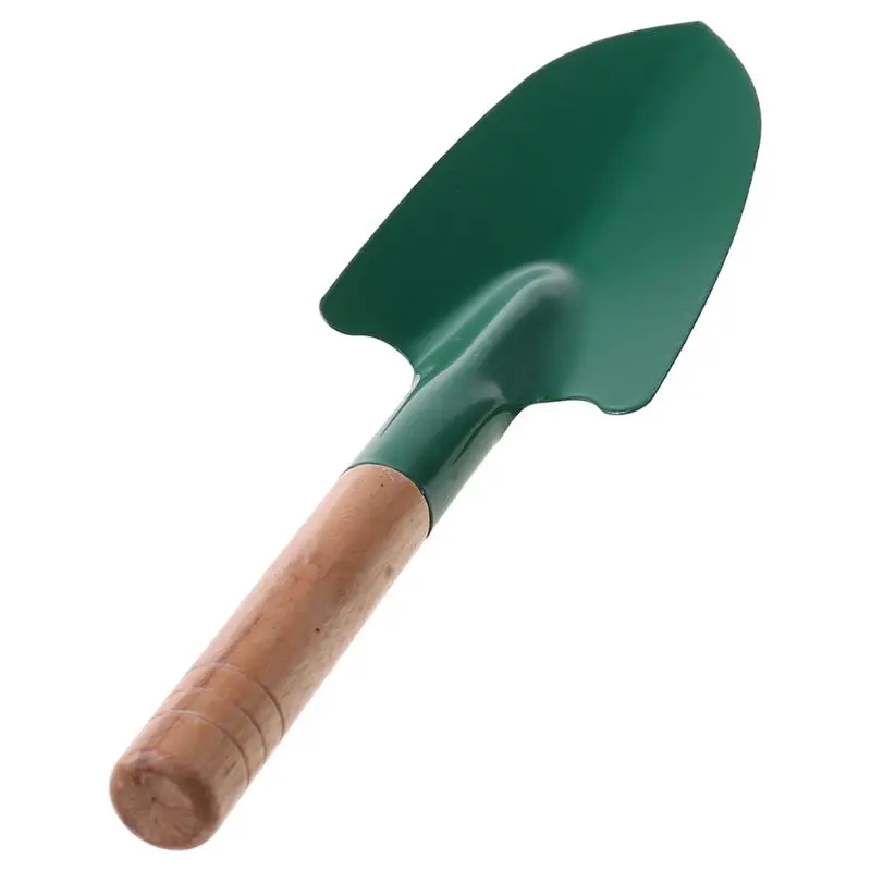 

Wooden Handle Reinforced Gardening Shovel Loose Soil Planting Easy Use Drop Ship