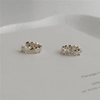 korean super fairy earrings advanced sense ear clip no ear hole temperament female jewelry heart earbone clip