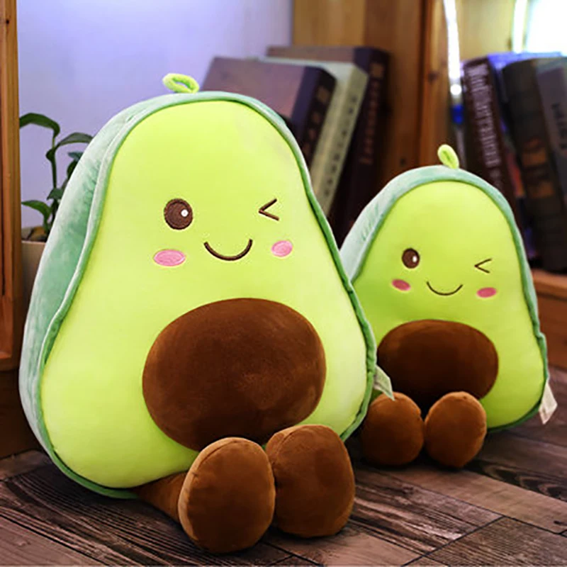 Игрушки авокадо мягкие и удобные плюшевые куклы с фруктами подушки диванные