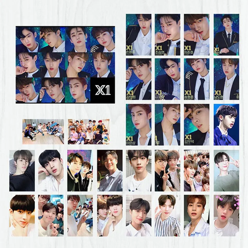 X1 XONE альбом скачок модные Polaroid ЛОМО карта Kpop дропшиппинг 30 шт./компл